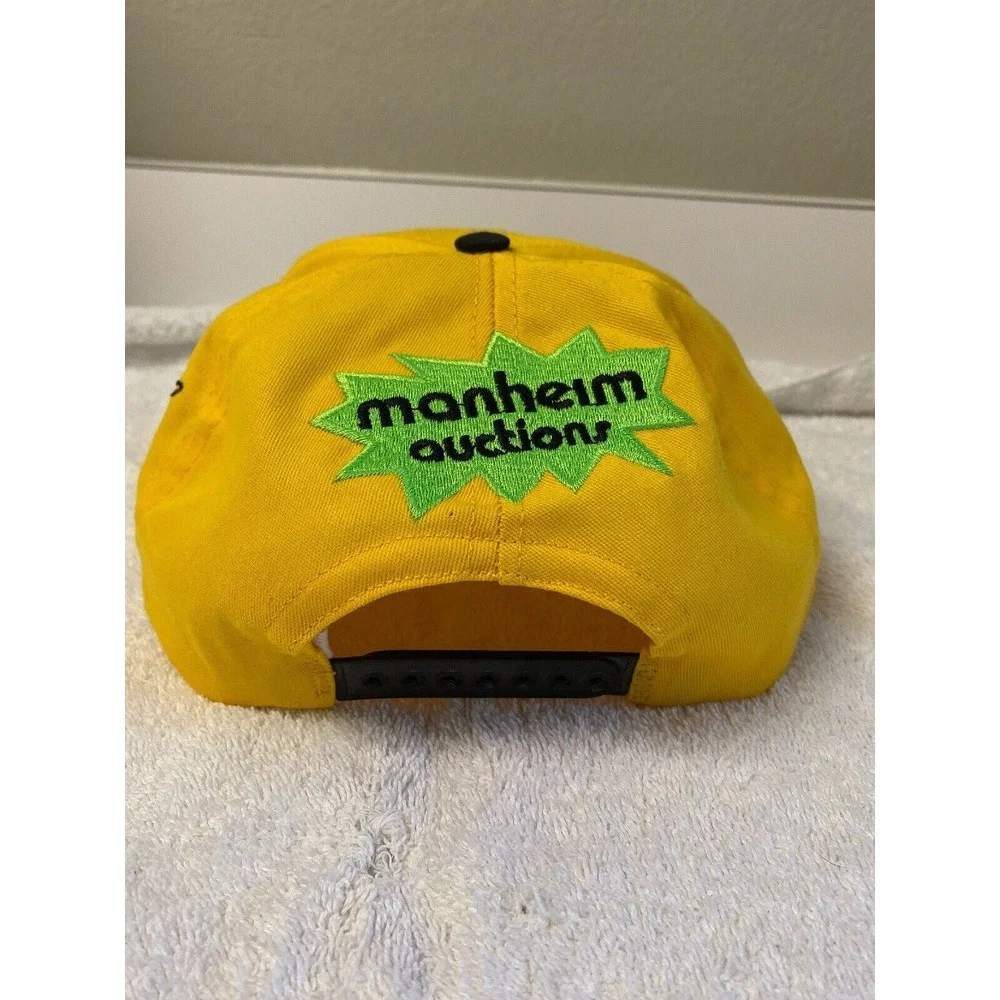 Manheim Auto Auctions Yellow Hat Manheim Racing‎ Unique Made In USA